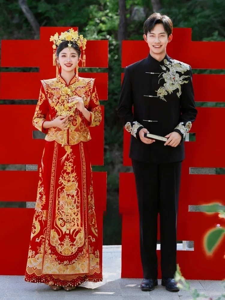 

Свадебное платье тяжелой промышленности, новый стиль вышитой тостов