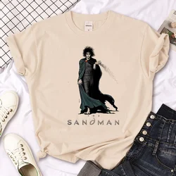 Sandman t shirt women Japanese manga Y2K t shirt female harajuku designer comic clothing