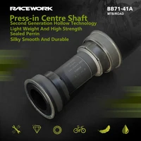 RACEWORK BB68/BB86 soporte inferior de bicicleta MTB bicicleta de carretera rodamientos de ajuste a presión BB 24mm piezas de bielas de eje
