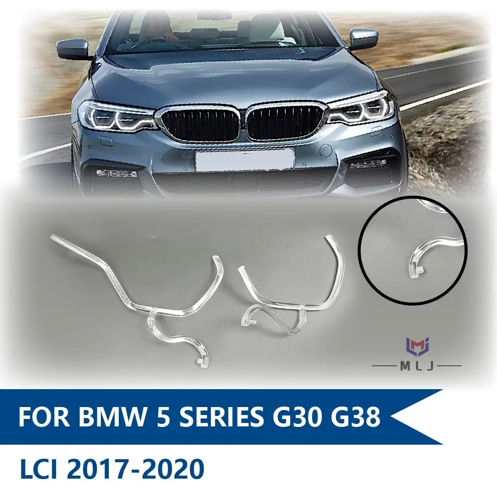 

Для BMW 5 серии G30 G38 LCI 2017-2020 Автомобильные DRL фары направляющая полоса дневных ходовых огней трубки Bar Angel Eye Fit