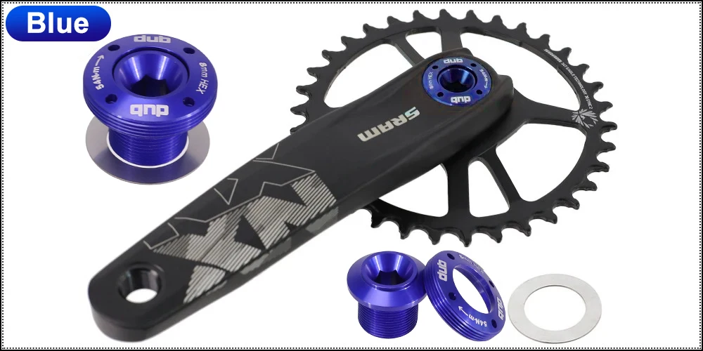 HEPPE Fahrrad Kurbel Arm Kappe DUB Kurbel Abdeckung für SRAM NX/GX/Force/XX1/AXS Kurbel DUB Kappe Kurbelgarnitur Schraube Sram Kurbel Bolzen Feststellschraube – Detail 13