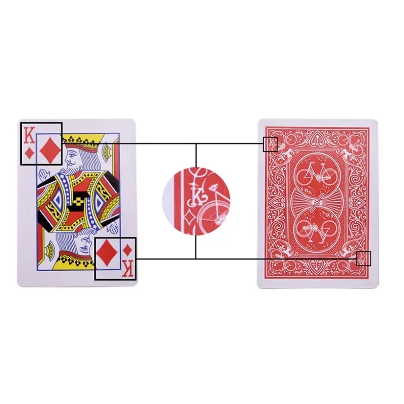 Marked Cards Stripper Deck Playing Cards Magic Tricks Poker Magia Close Up Street Illusions Gimmicks Mentalism Props Kids Toys