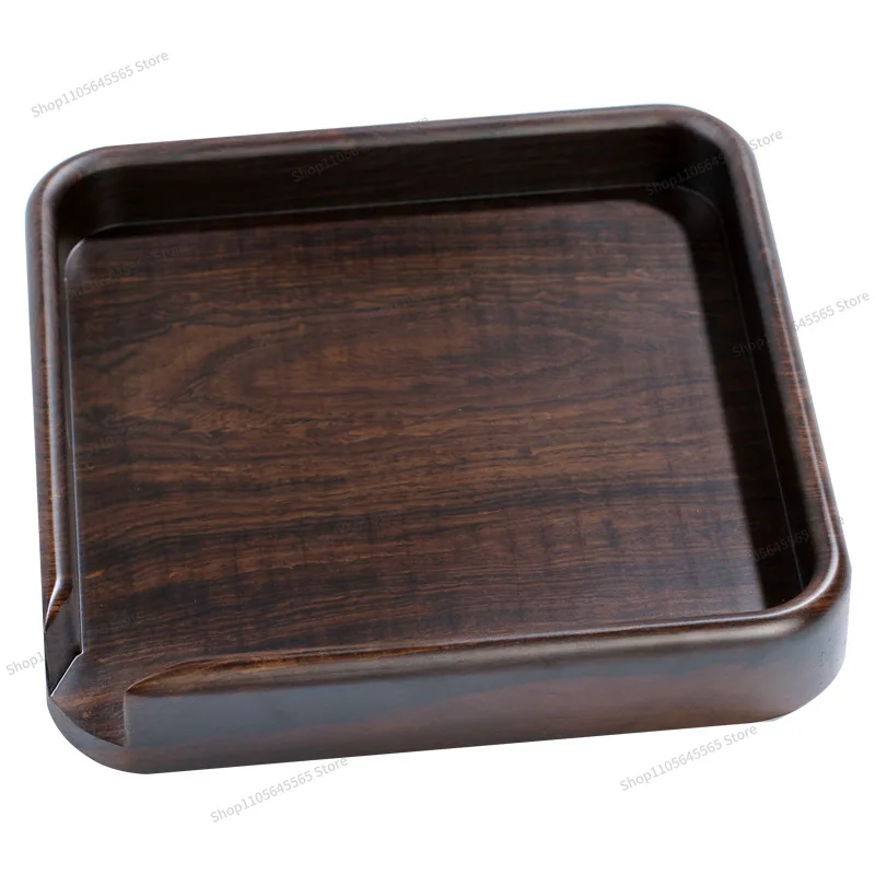 For Tea Box Tray, Solid Wood Integrated Tea Cake Tray, Dry Brewing Tray, Tea Room Decoration