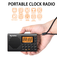 Portable AM/FM Shortwave Radio Big digital display with Sleep Timer and Alarm Clock Function, Battery Operated Radios