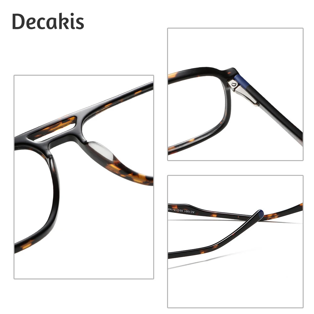 Faux lunettes hommes style acétate cadres photochromiques luxe hommes lunettes de soleil myopie oculaires lunettes de lecture homme myopie lentilles-4