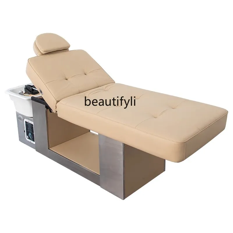 

Thai massage shampoo bed, electric head-up beauty, head therapy, water circulation fumigation bed