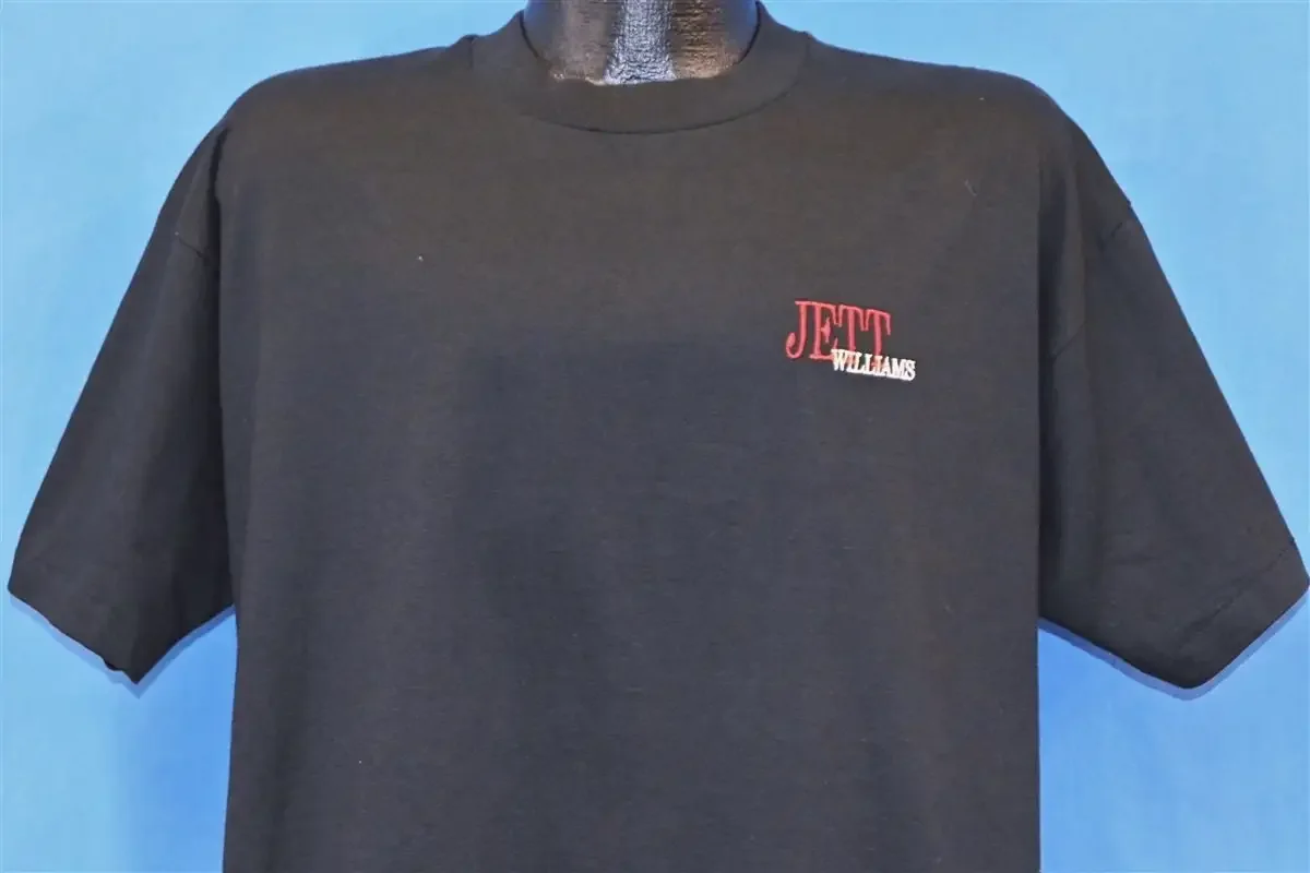 90s Jett Williams Country Music Singer Songwriter Black T Shirt Extra Large