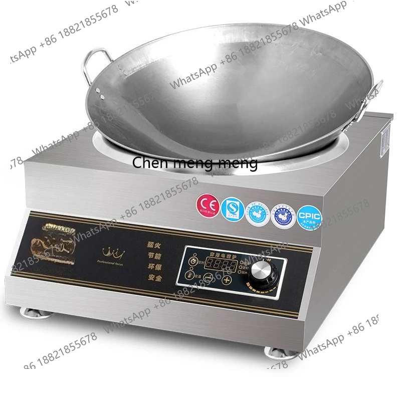 

Household high-power 6000w concave kitchen stove Cooking equipment Commercial induction cooker