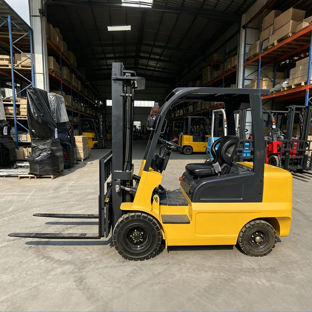 Compact Size 1.5Ton Full AC Motor Electric Forklift Truck CE Certified Custom Color
