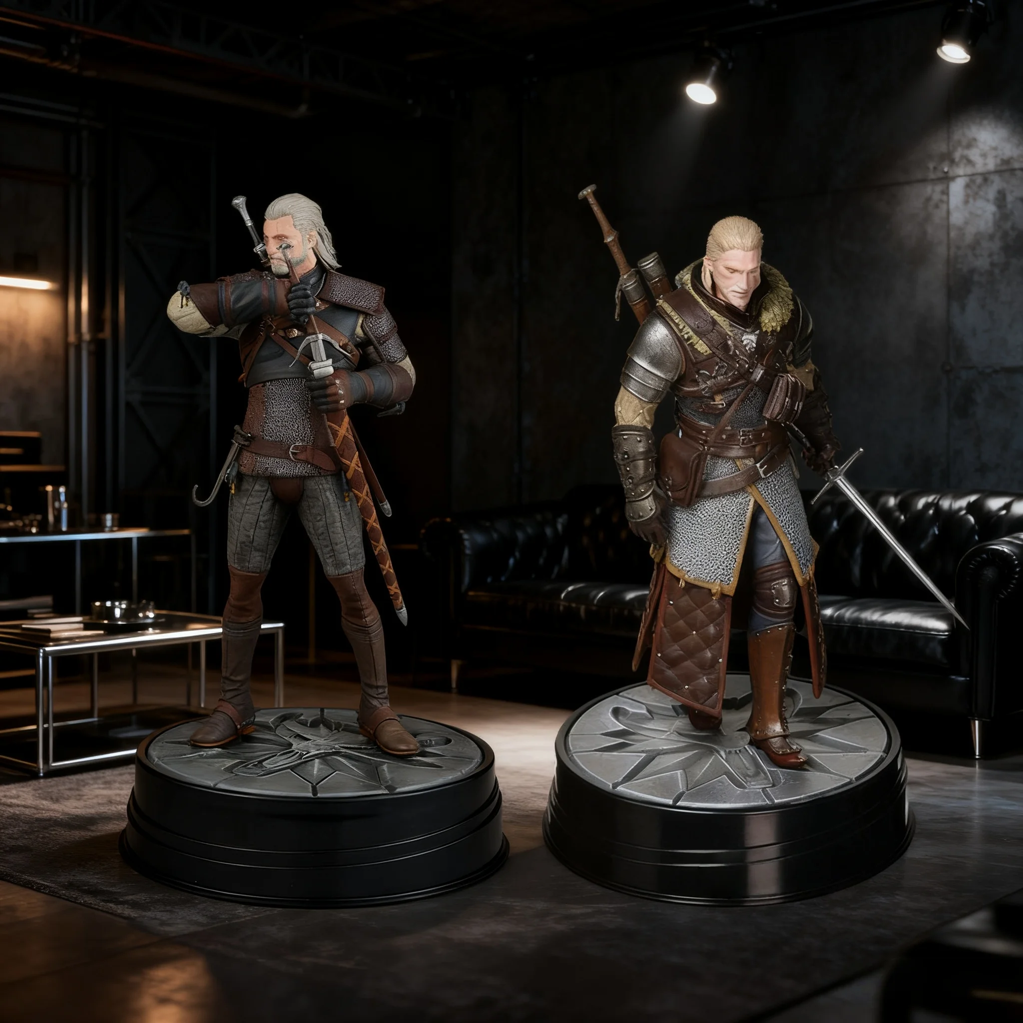 

Новый DARK HORSE Wizard 3 Wild Hunt Geralt 2-го поколения 1-го поколения Grandmaster настольный орнамент ручная модель