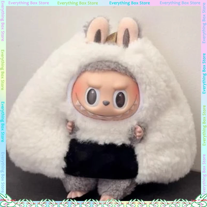 Nova boneca bonito roupas de substituição adequadas para 17cm labubu v1 v2 v3 criativo interessante boneca decoração presentes macios das crianças