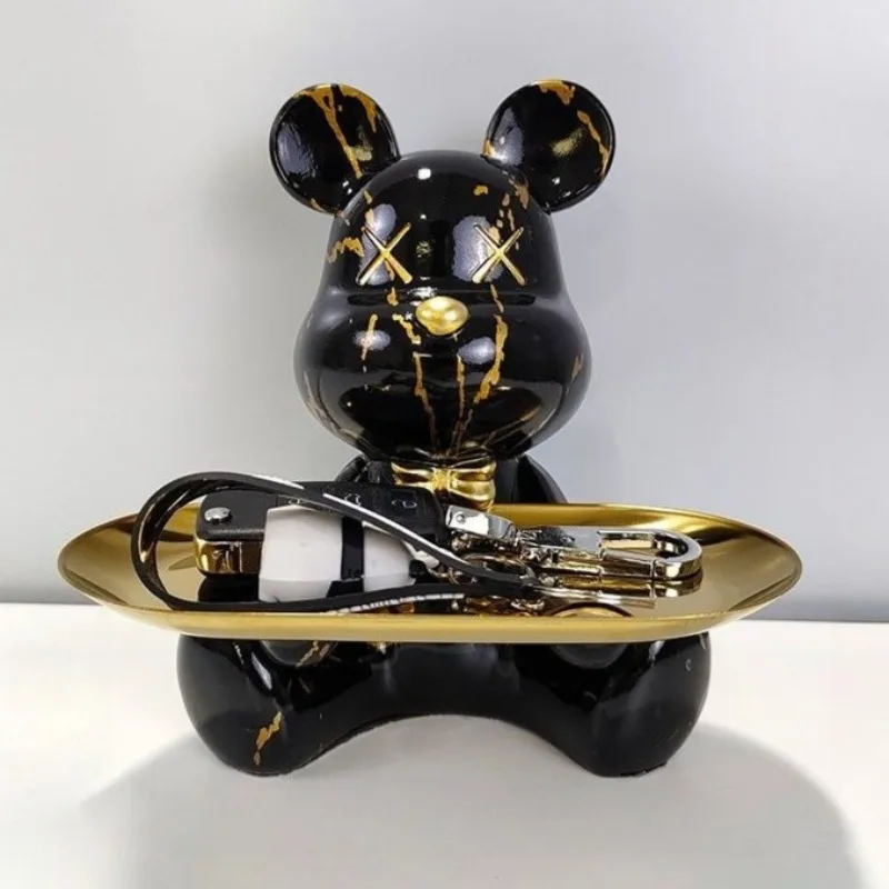 

Большой держатель для ключей в виде часов Crazy Bear — органайзер для прихожей, декор для прихожей, ТВ-шкафа и гостиной (готовый подарок)