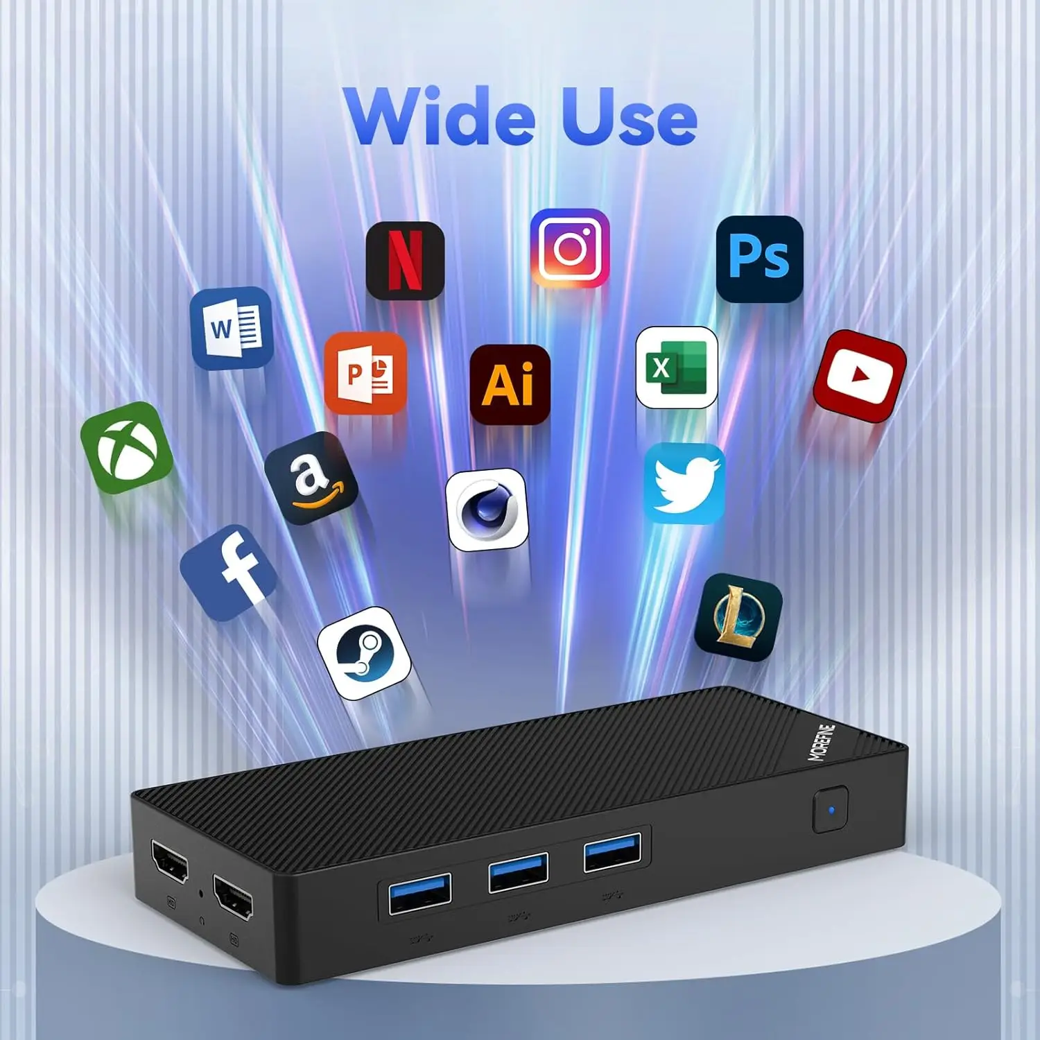 Morefine m10 mini pc alderlake n100 computador portátil lpddr5 12gb 512gb windows11pro sata ssd 1000m bolso computador de jogos