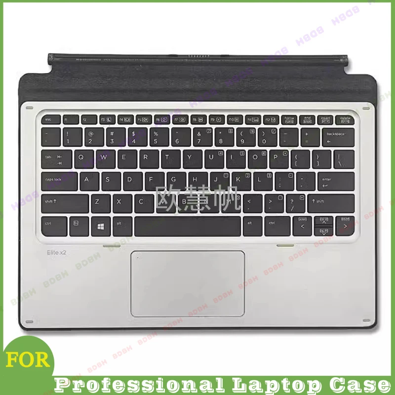 BDBH@ New for HP Elite X2 1012 G1 G2 Palmrest Cover Tablet Keyboard with Touchpad HSTNN-D72K 845651-B31 846748-B31