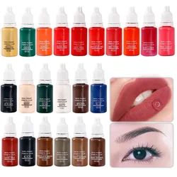 23color Professional TattooInk For Body Art Natural Plant Micropigmentation Pigment Permanent Tattoo Ink