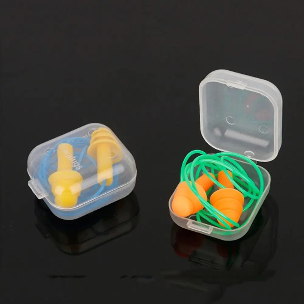 Sports Diving Surf Box-packed Shower For Adult Swim Soft Ear Clips Silicone Earplugs Nasal Protection Nasal Clip Earplugs