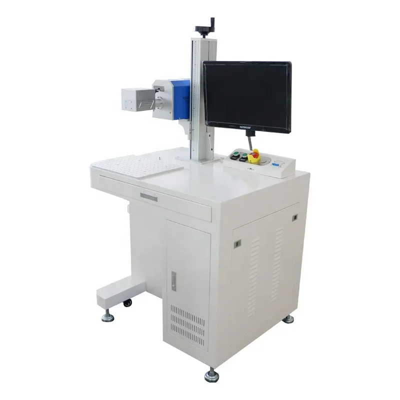 temper glass maker machine Optical desktop CO2 marking machine20W  marking machine 200*200 price