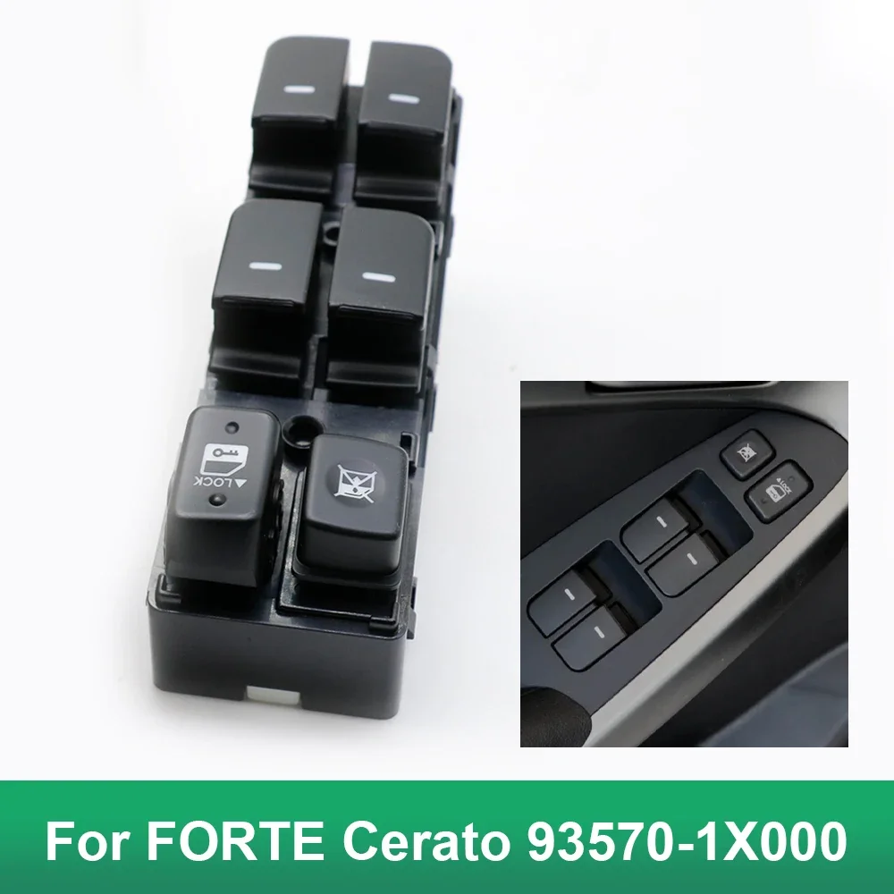 

Power Window Switch Front Left Door Glass Fit For FORTE Cerato 93570-1X000 car styling good quality 935701X000