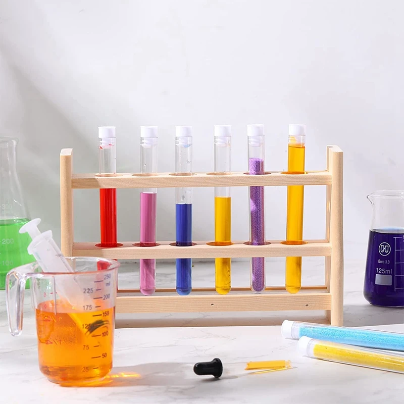 100Pcs Plastic Tube 16 X 150 Mm Clear Test Tubes With Lids 25 Ml Plastic Vials For Scientific Experiments Party Supplies