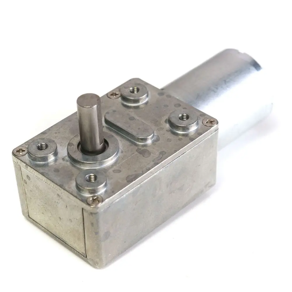 B66C GW370 12V 6rpm Reversible High Worm Geared Motor Torque Turbo DC Motor 35A