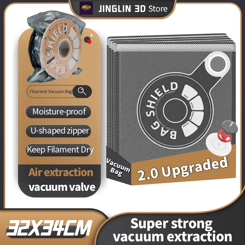 2.0UpgradedFilamentStorageBagPLAABSPETGVacuumBagDryerFilamentSafekeepHumidityResistantStrongseal3DPrinterPar-AliExpress