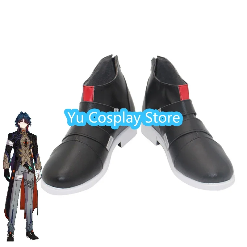 

Game Honkai Star Rail Blade Cosplay Shoes PU Leather Shoes Halloween Carnival Boots Cosplay Prop Custom Made