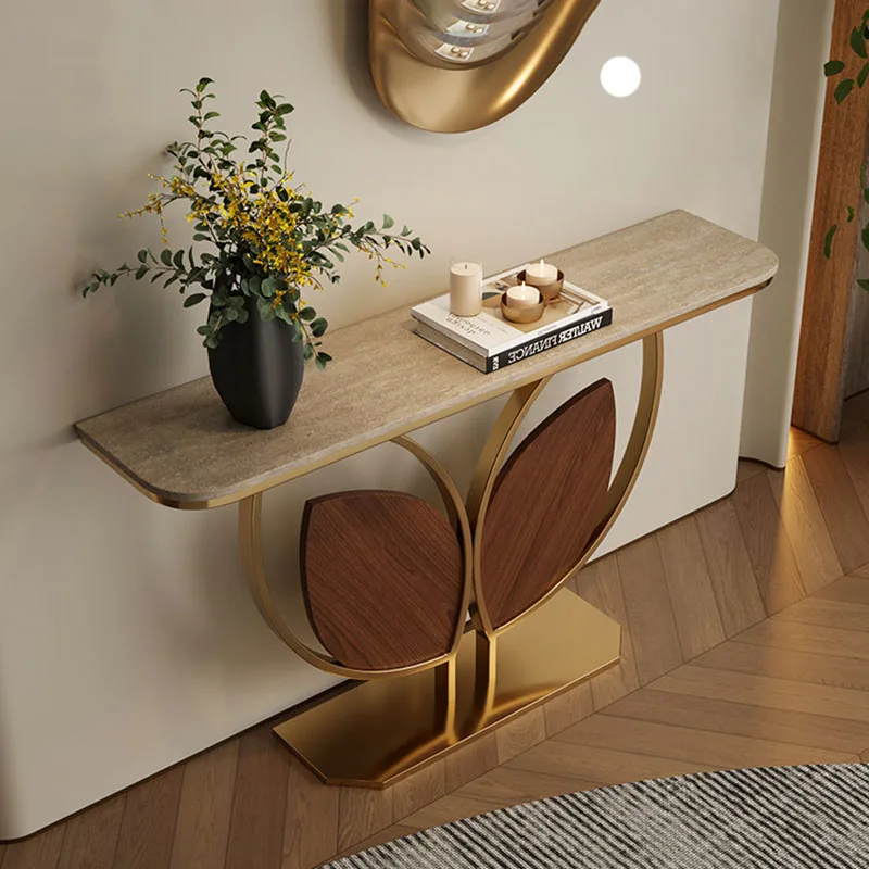 *&n Practical Wide Console Table Secure Popular Entryway Table Industrial Contemporary Console Entree Living Room Furniture