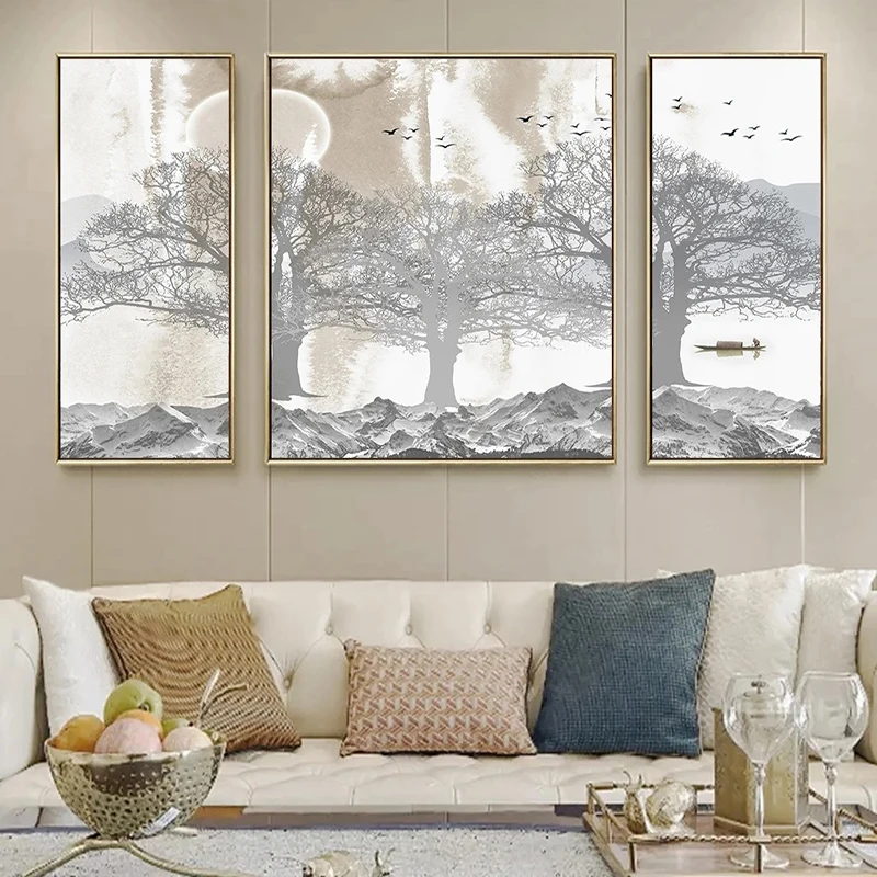 Custom 3D Mural Abstract Artistic Conception Forest Landscape Wallpaper For Living Room Bedroom TV Background Home Decor Fresco