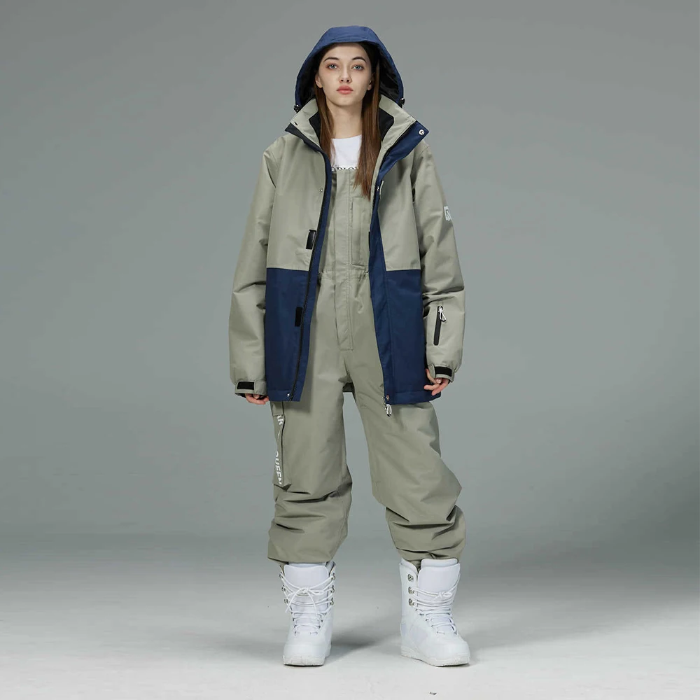 

Ski suits woman， Fashion Snow Suit, Winter Clothes Ski, Snow Ski Jacket and Pant Sets, Snowboarding Clothing, -30 ℃ Warm