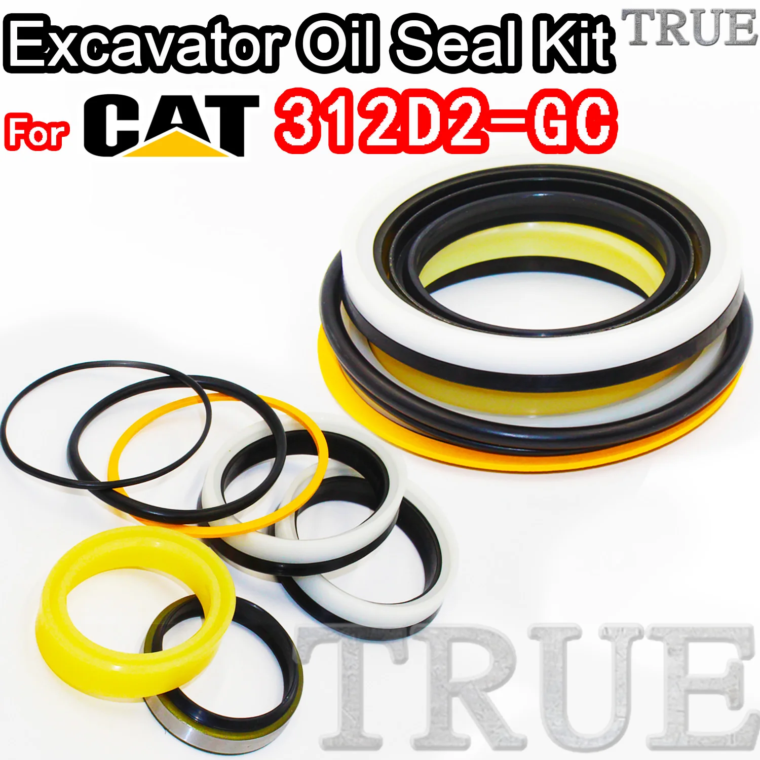 

For 312D2-GC Caterpillar Oil Seal Excavator Repair Kit 312D2 GC Master Excavating Machinery Maintenance Floating Rebuild Parts