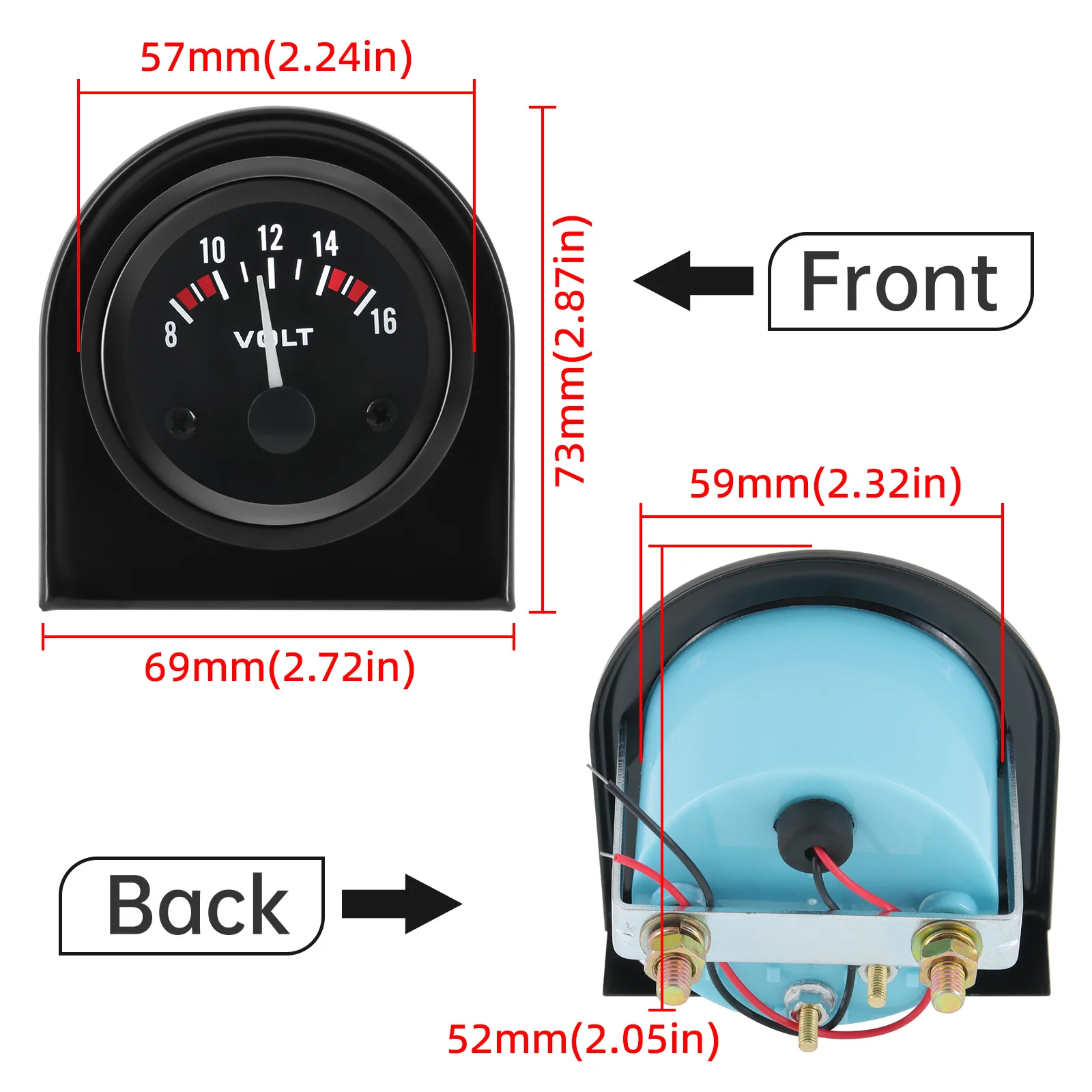 Auto VOLTS Car Gauge 2\