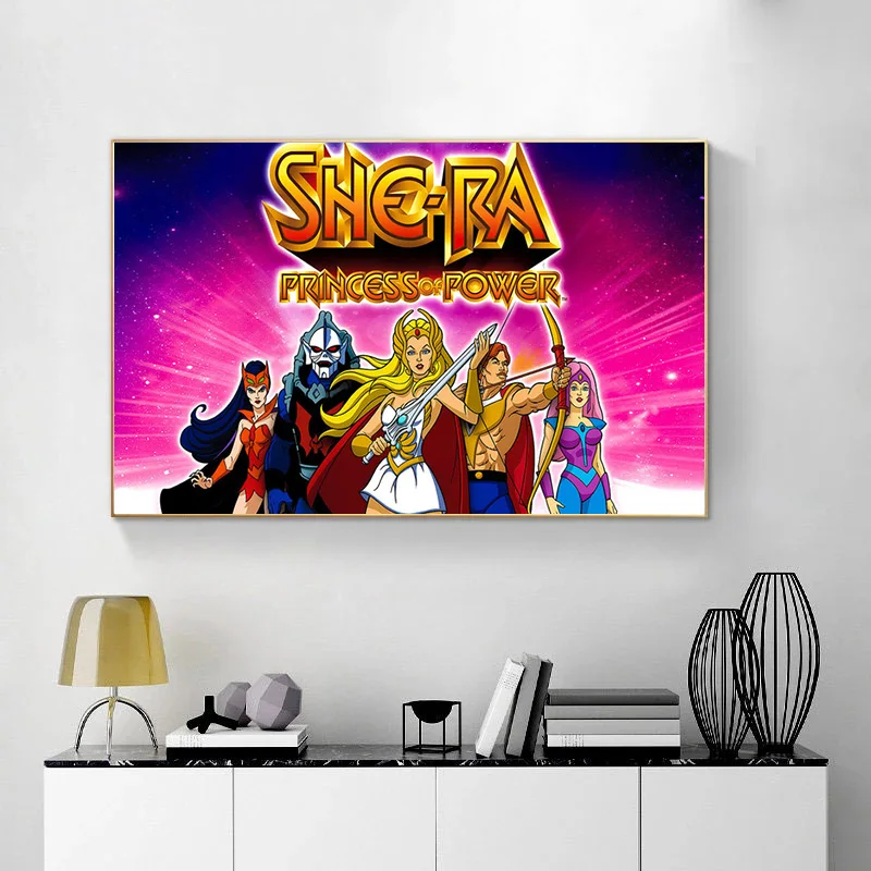 She-Ra and The Princesses of Power Canvas Painting Final Season Cartoon TV Series Show Gifts Wall Prints Room Home Decor Posters