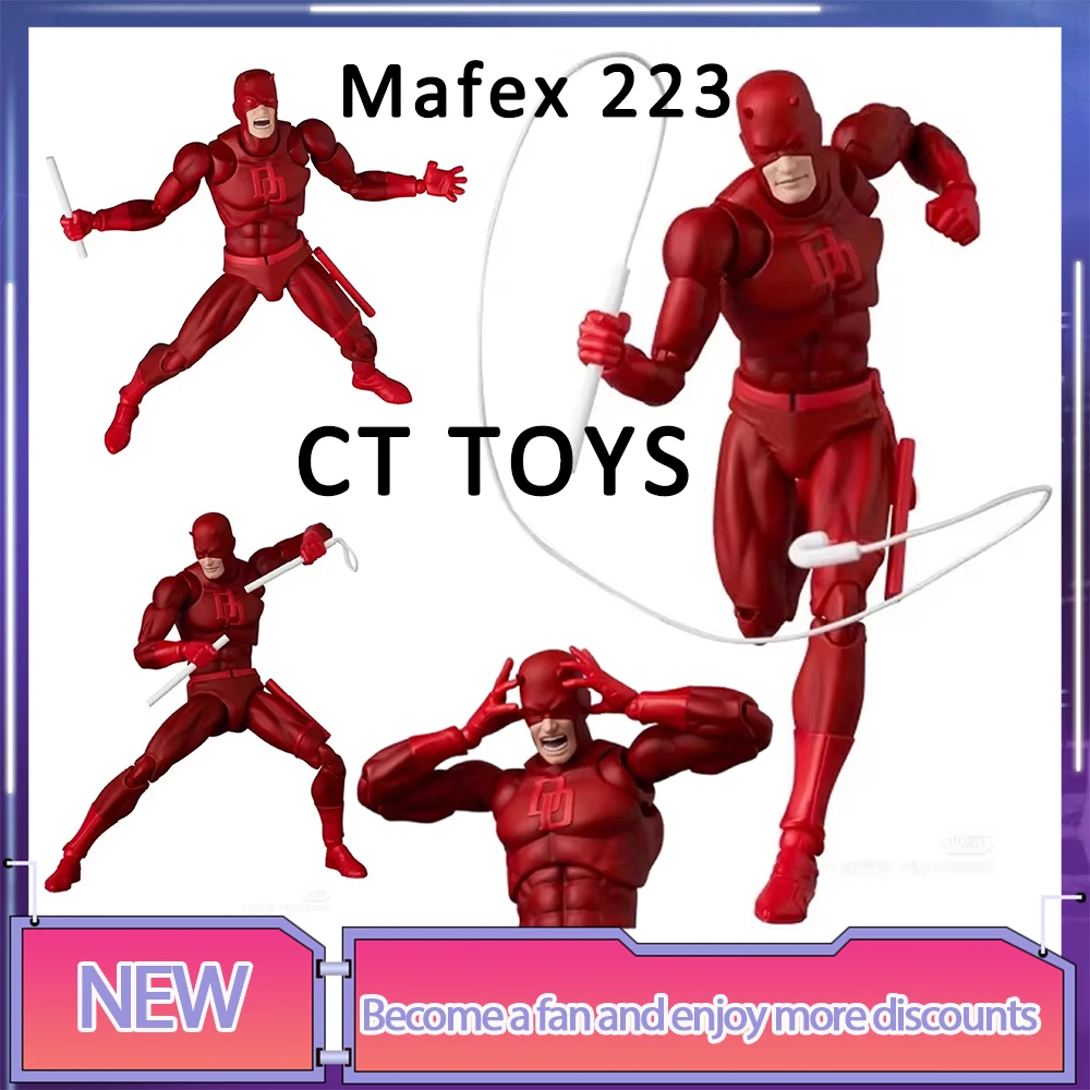 

New Ct Toys Daredevil Figure Mafex 223 Shf Daredevil Comic Action Figures Pvc Figurine Statue Model Colletion Desk Decora Gifts