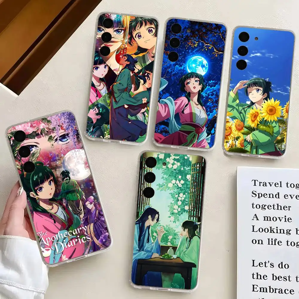 Apothecary Diaries Maomao For Samsung Galaxy A52 A12 A51 S21 Edge S22ULTRA S23 S20LITE Plus Ultra Transparent Cover