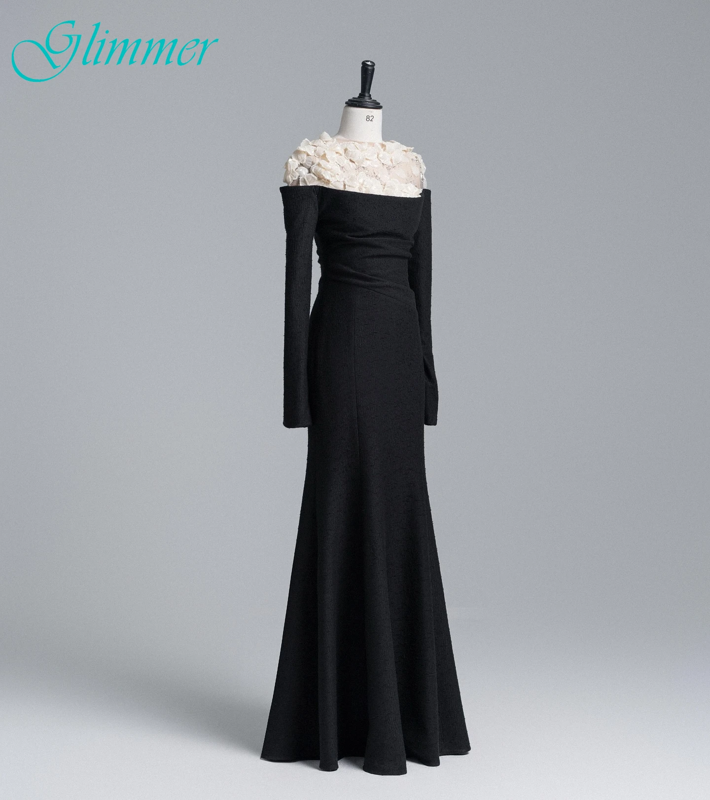 

Customized Mermaid Crew Neck Elegant Formal Evening Dress Modern Temperament Celebrity Gowns Fashion High Quality Party Dress