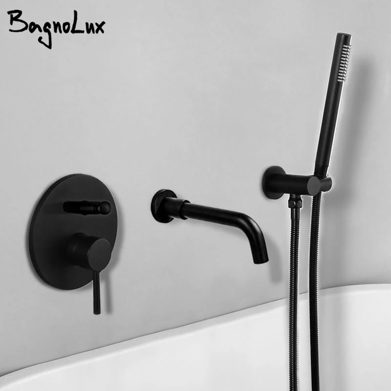 

2-сторонний смеситель для душа, всплывающая ручка, переключатель, душевой набор, отделка с PVD-покрытием, ручной излив для душа, 21 см, смеситель для ванной комнаты