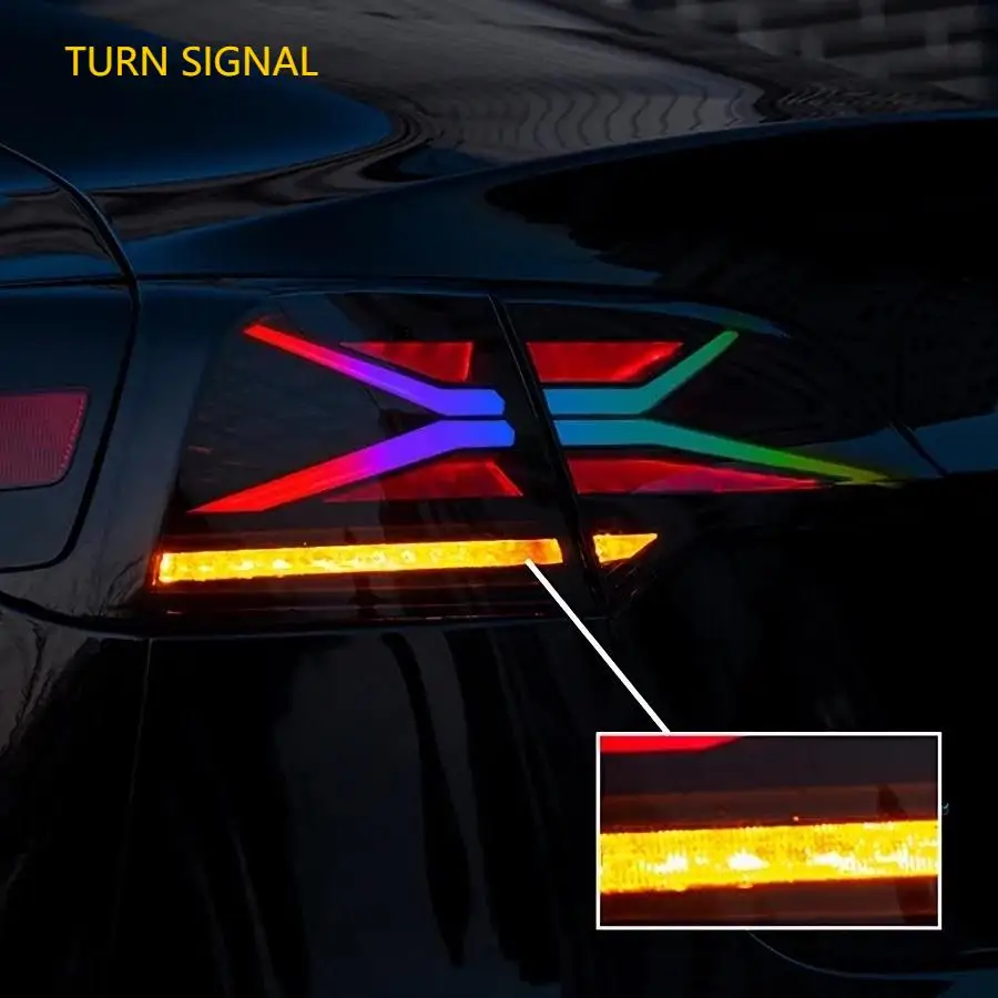 High Quality LED Lights DK Motion modified RGB tail lamps For Tesla Model3 ModelY 2018-2023