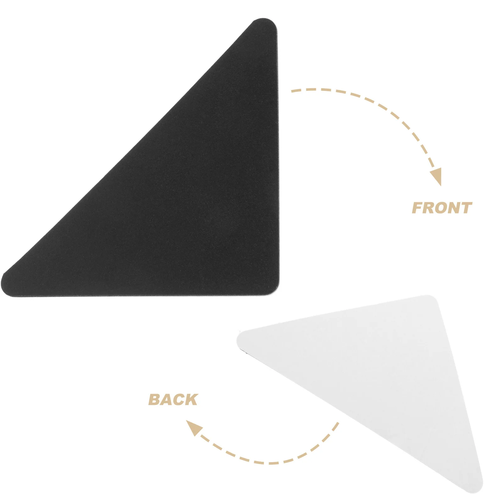 4 قطعة ملصقات سجادة مضادة للانزلاق قابلة للغسل لاصق نانو أسود للأرضيات الخشبية والسجاد والبلاط ولا وسادات قبضة بقايا #2