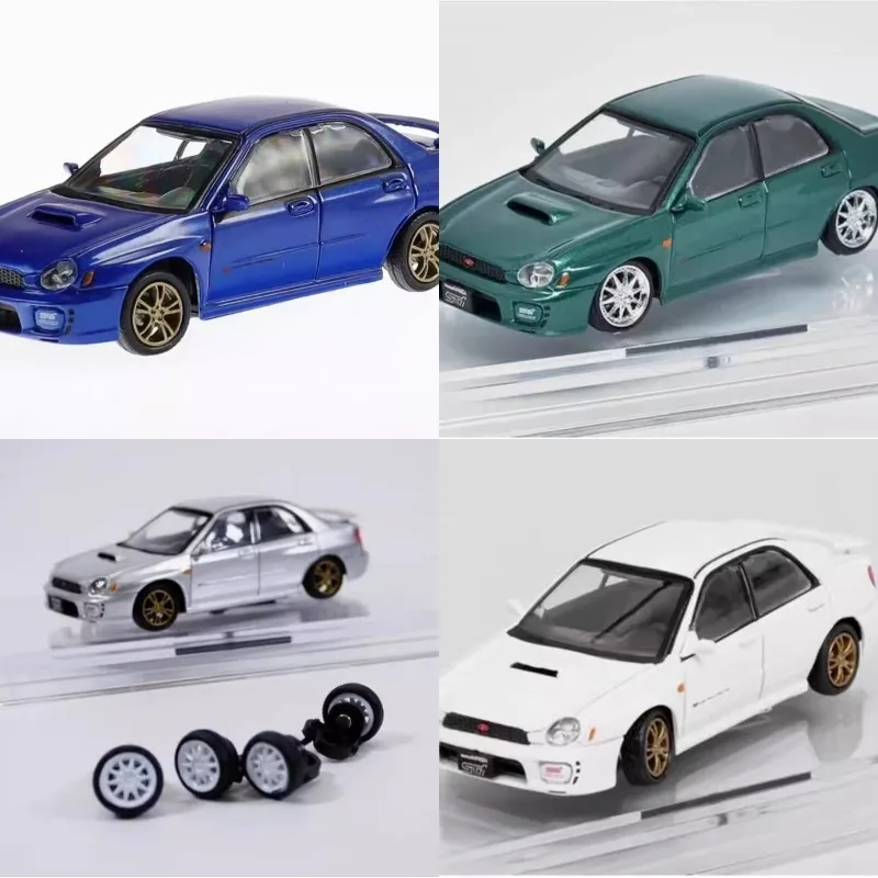 Diecast BMC 1:64 Scale Subaru Impreza WRX 2001 Alloy Car Model