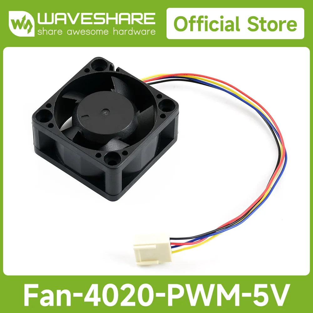 Waveshare  Dedicated Cooling Fan for Jetson Nano, PWM Speed Adjustment, Strong Cooling Air