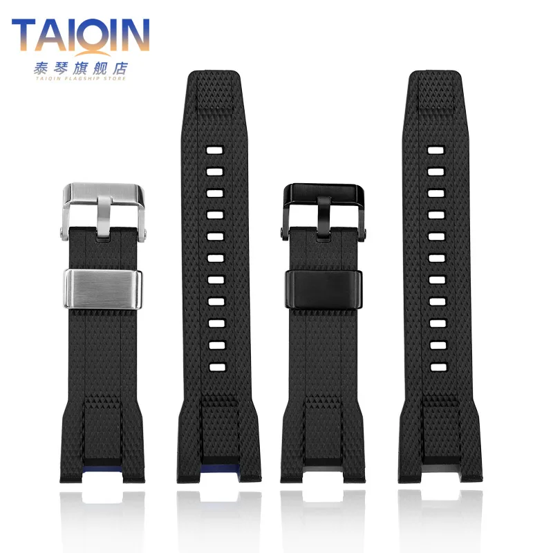 Resin Silicone Watch Strap For Casio Steel Heart GST-B100/410/W100/S110/W300/210 Watchband Men's Waterproof Sports Wristband view 6