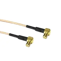 MCX Male Plug Right Angle Switch MCX 90-degree Pigtail Cable Adapter RG178  Wholesale 15cm 6