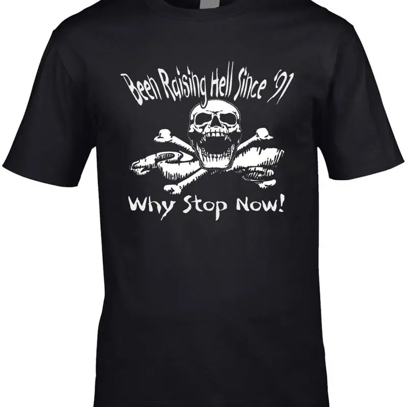 

30Th Birthday T Shirt 1991 Personalised Add Year Of Your Choice Hell Raiser
