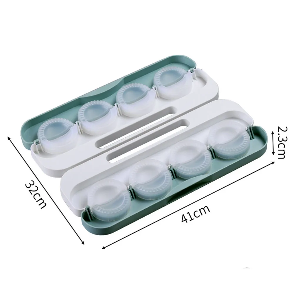 8-Grid Dumpling Making Mold Pleated Pressing Edge Design Dumpling Mould Labor-Saving Dumpling Maker Kitchen Accessories