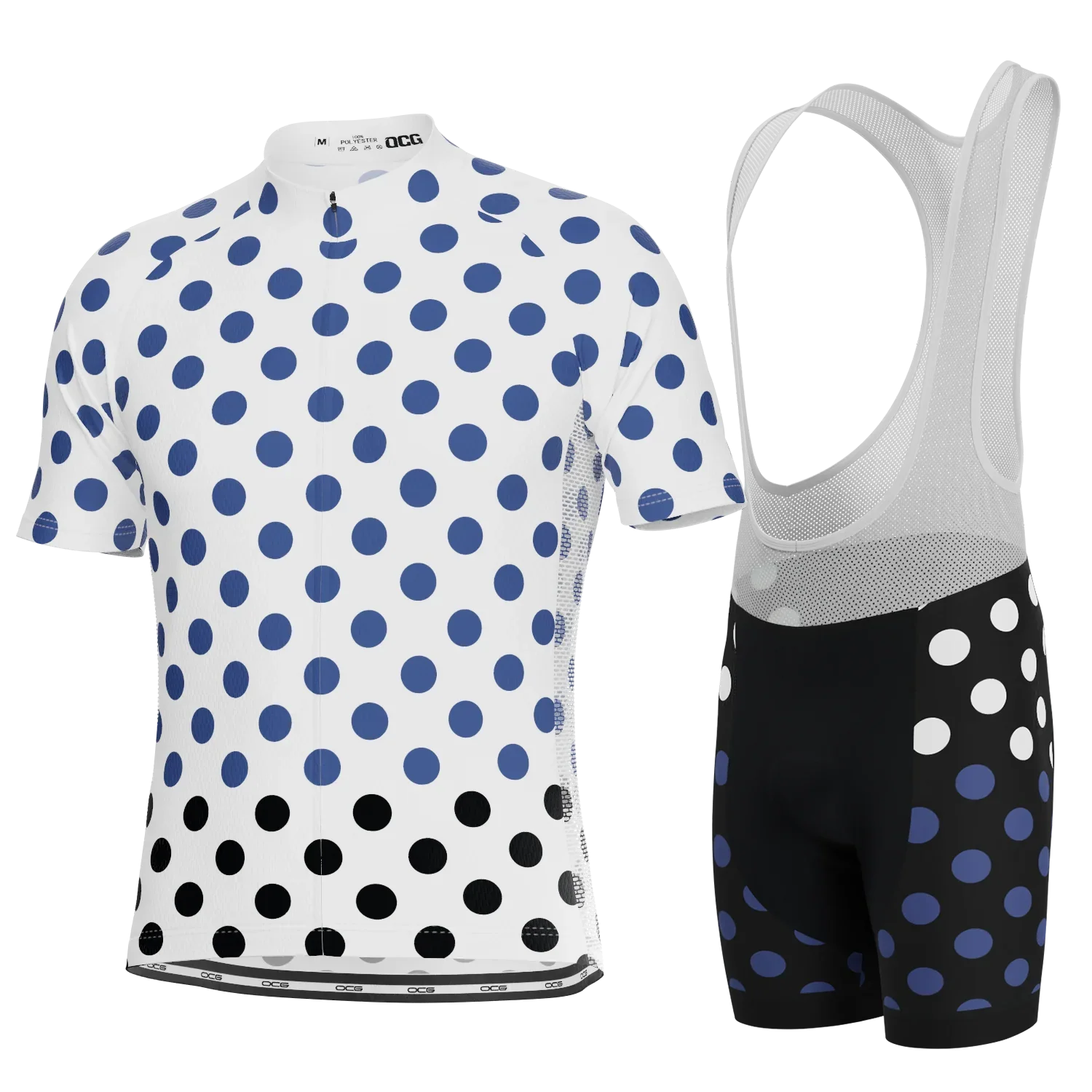 Red Polka Dots on White Team C - Sports Equipment Kit ulasan dan harga