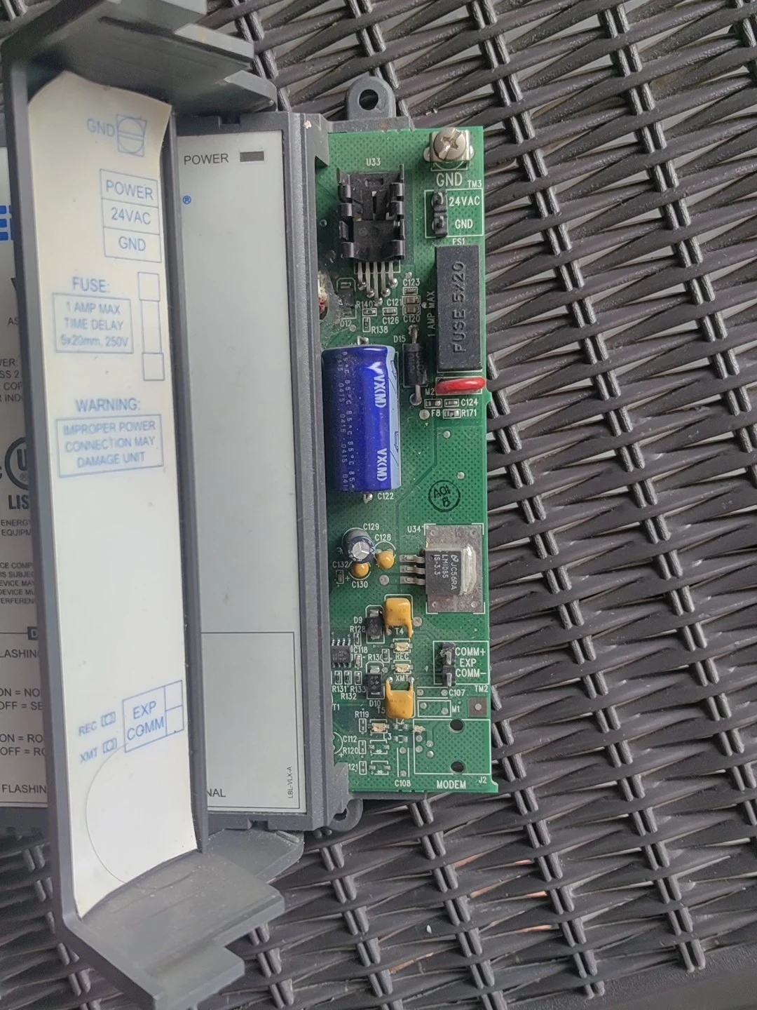 Honeywell Ayton VLX Main Controller, Disassembled Parts, Normal Function. 10/100