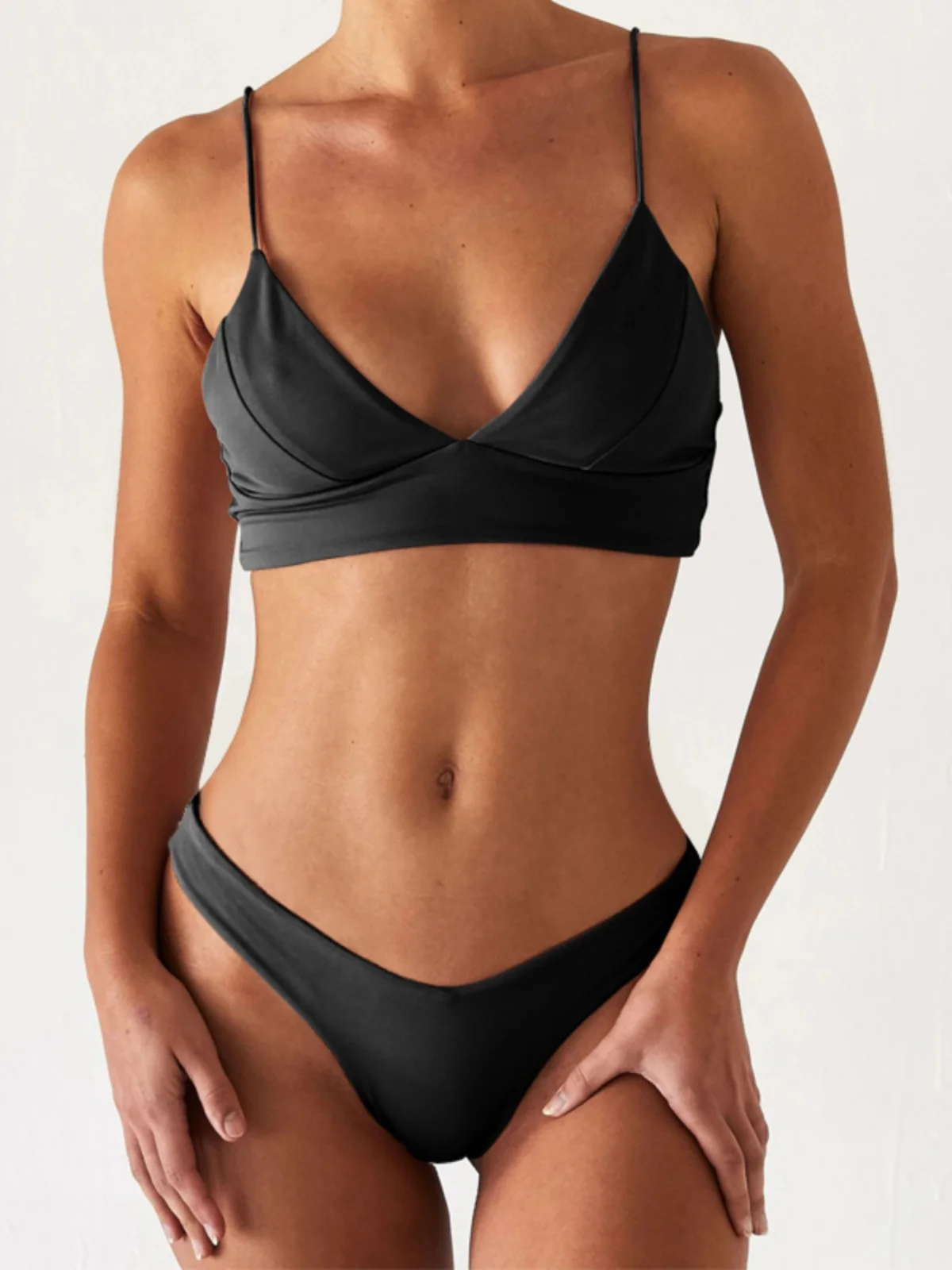 

Новый сексуальный купальник-бикини Tee-Point 2024 для женщин, модель Thermal Spring Swimwear от бренда JSX, нейлон/спандекс, с чашечками.