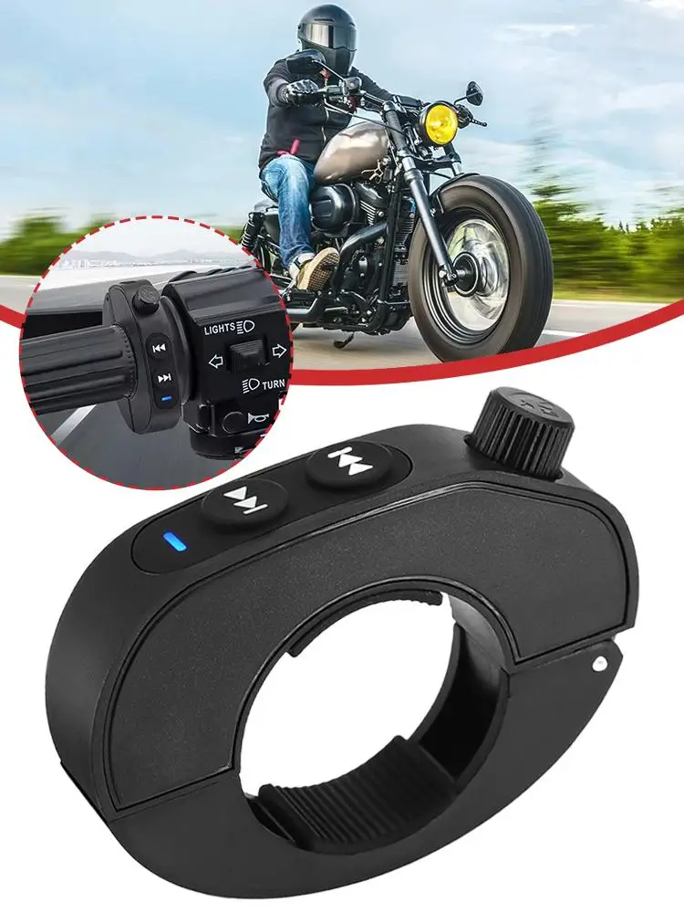 AliExpress NONE Motorcycle Handlebar Control Bluetooth-compatible Hands-free Calls Remote Control Waterproof Bike Handlebar Media Controller New
