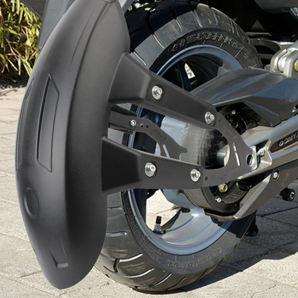Universal Motor Zubehör Spritzschutz Mit Halterung Kotflügel Kunststoff Motorrad Hinterrad Kotflügel Abdeckung