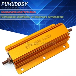 200W Aluminum Power Metal Shell Case Wirewound Resistor 0.1 ~ 1K 0.15 0.2 0.5 1 1.5 2 6 8 10 15 20 100 150 200 300 500 1K ohm